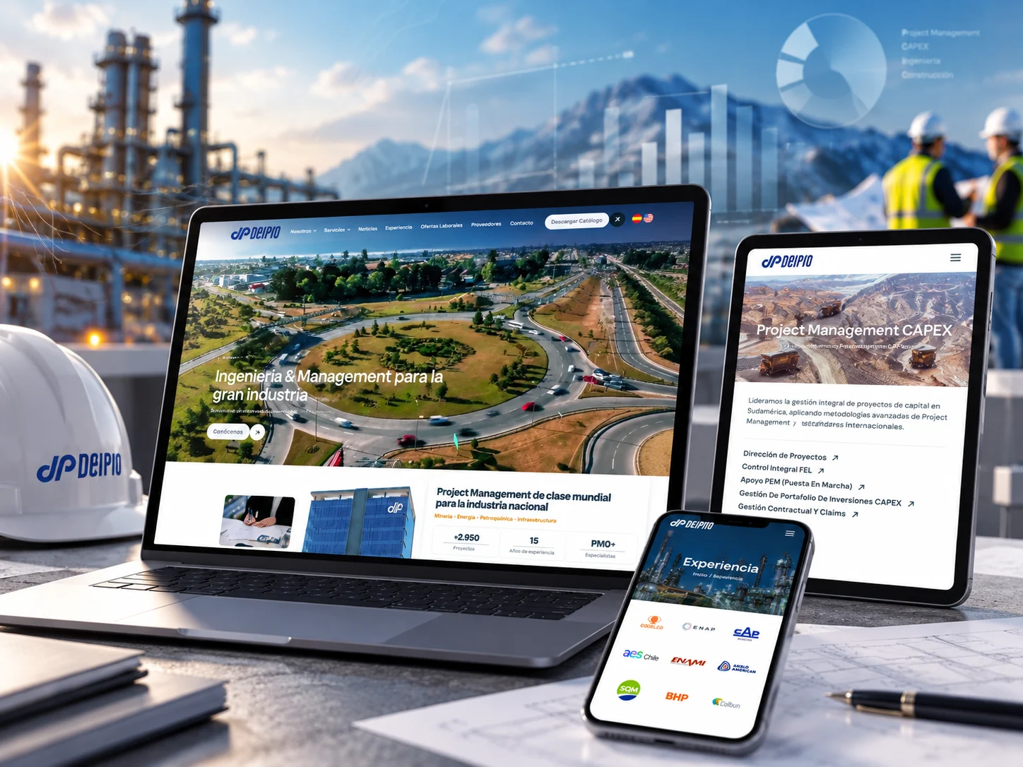 Proyecto web corporativo Delpro